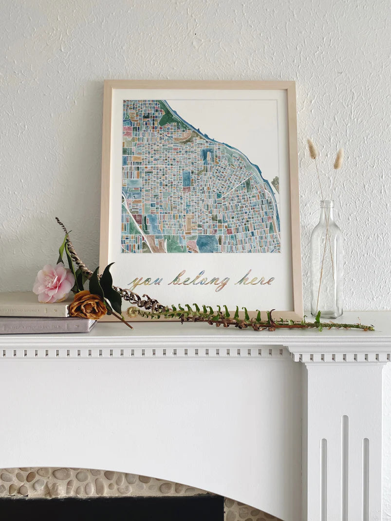 Tacoma in Spring/You Belong Here Orginal 16x20