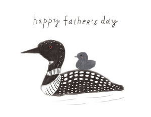 Loon Father's Day Greeting Card