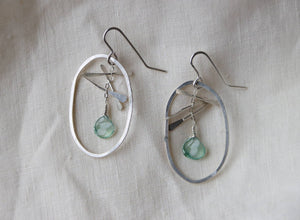 Ice Crystal Earrings, Small