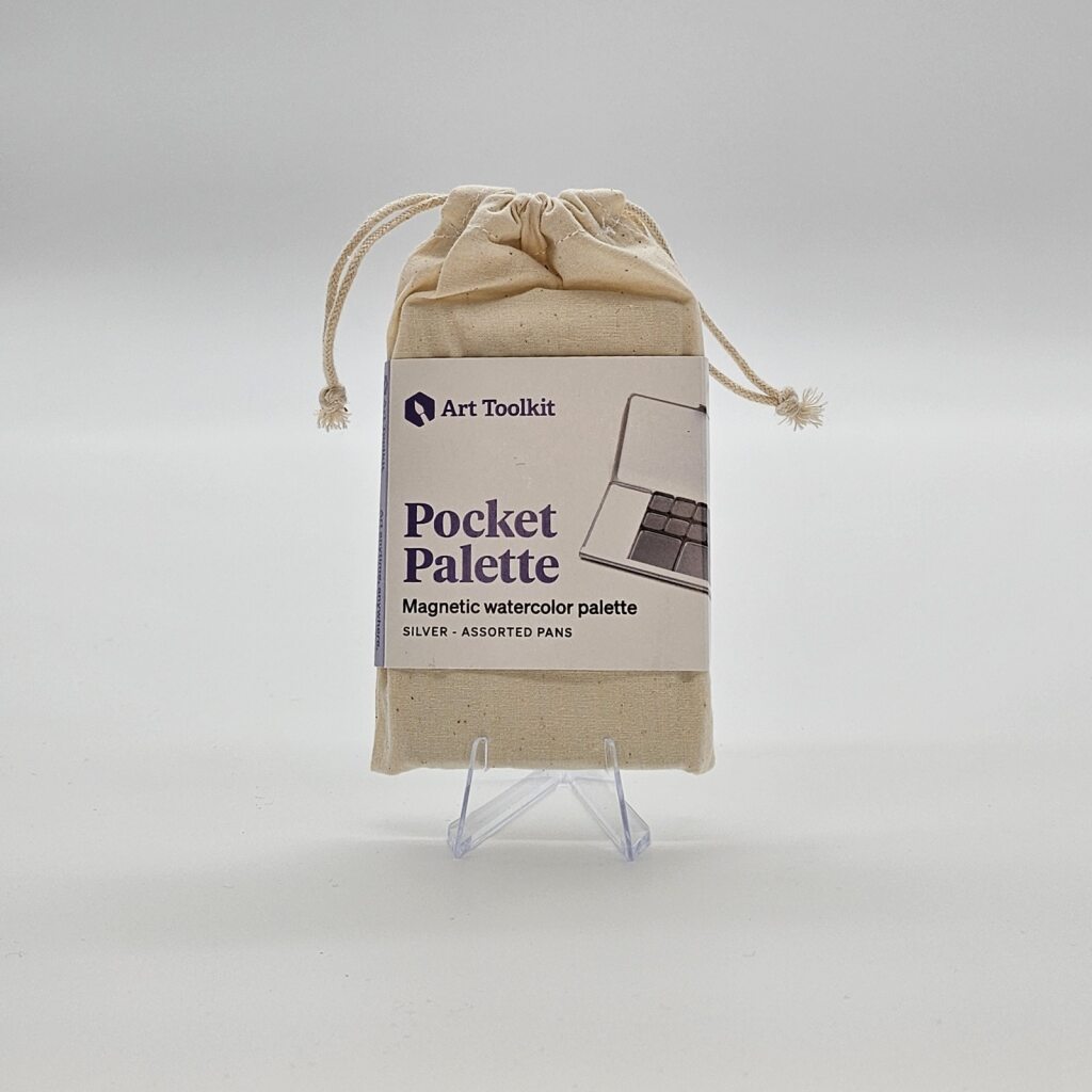 Pocket Palette With Assorted Pans - Silver