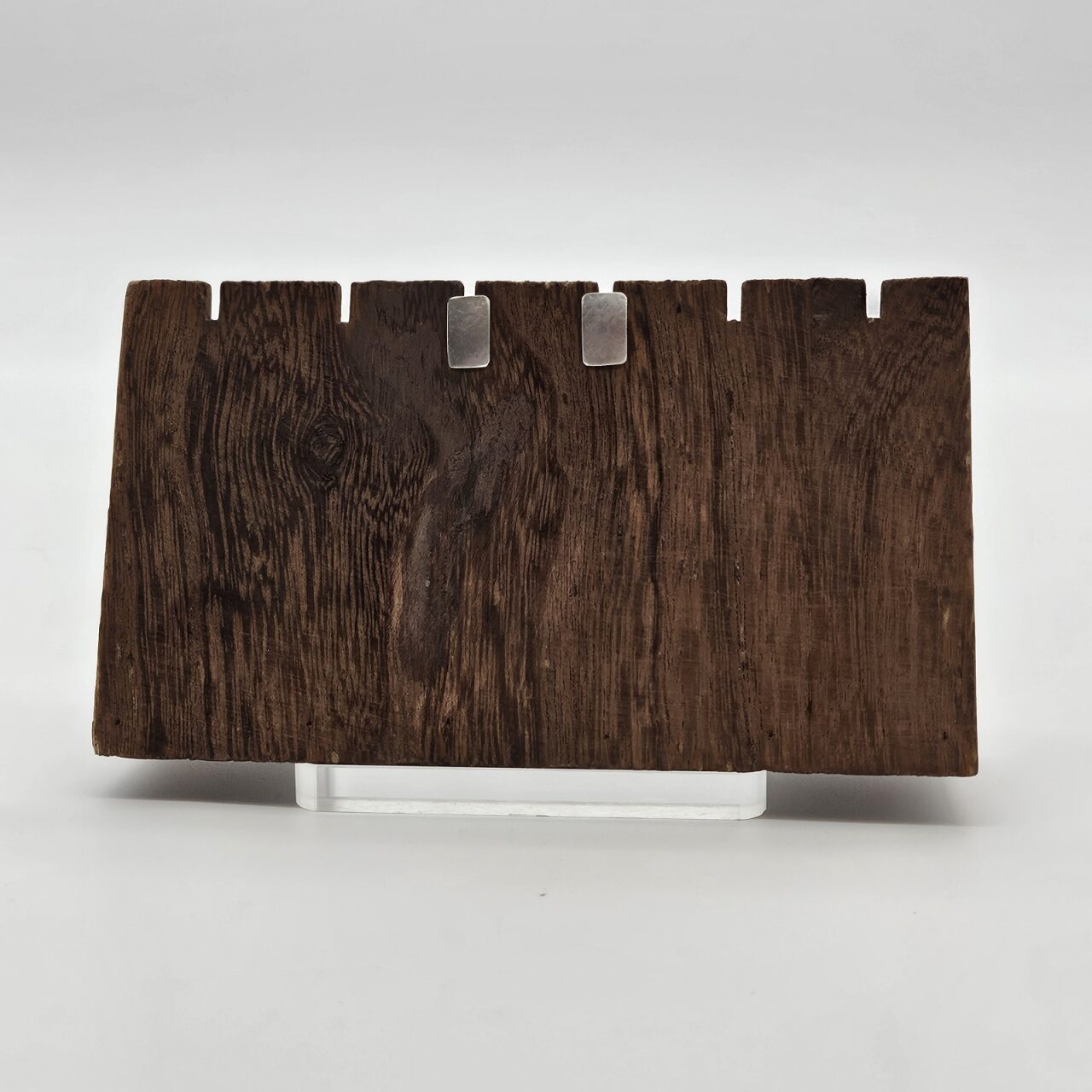 Small Rectangle Earrings - Sterling Silver