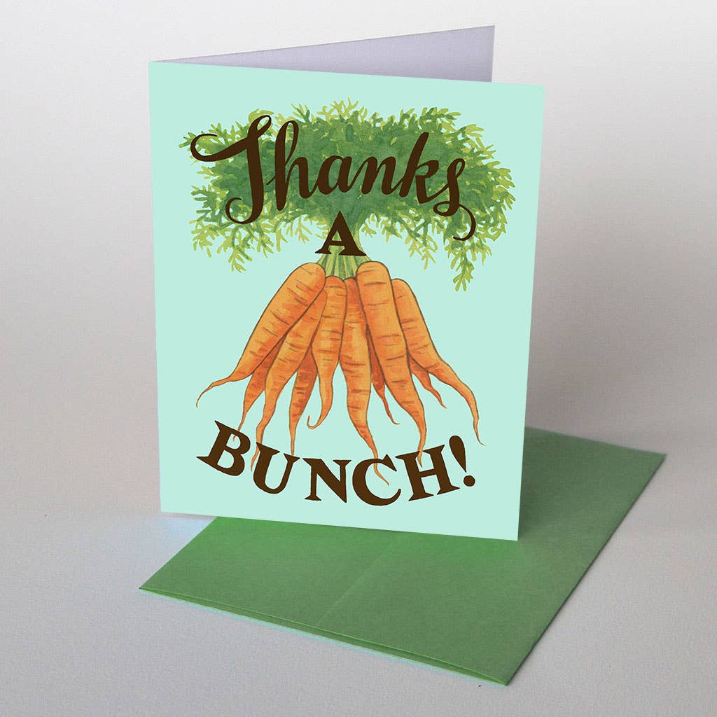 Carrots Thank You Card
