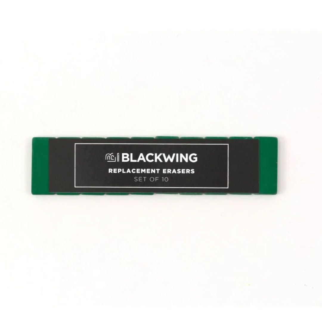 Blackwing© Replacement Erasers - Green