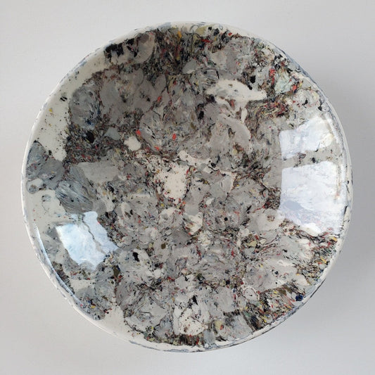 Nerikomi Large Low Bowl No. 8