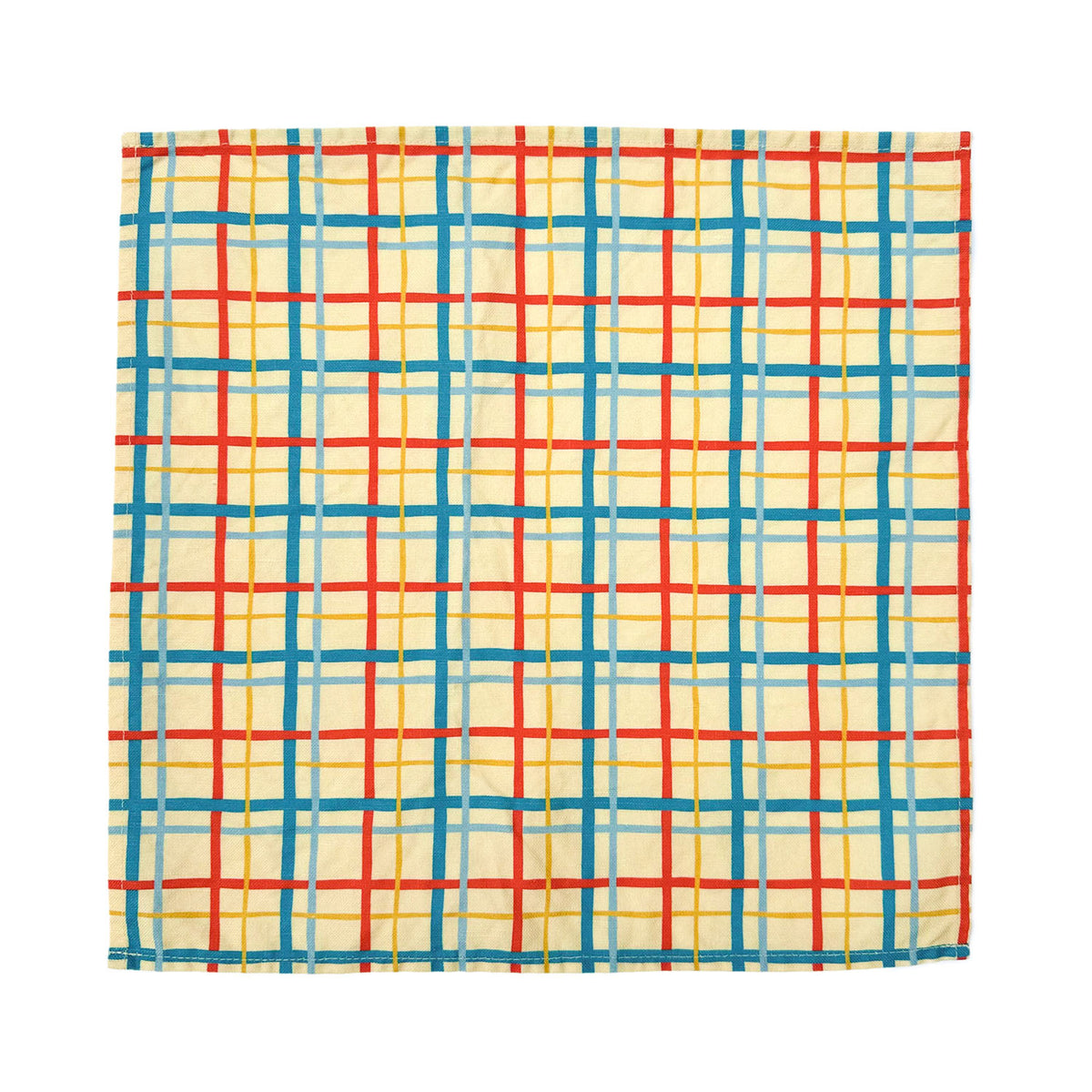 Linen/Cotton Cloth Napkins (Set of 4) - Bungalow Plaid