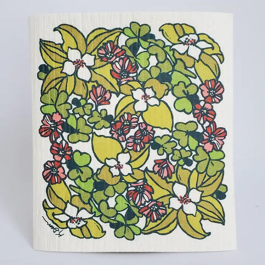 Eco-Friendly Dish Cloth Bunchberry, Swedish Dishcloth