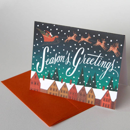 Reindeer "Season's Greetings" Card