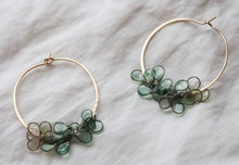 Cherry Blossom Hoops, Gold-Filled, Small