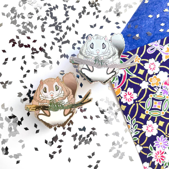 Flying Squirrel  / Momonga  • Kawaii Japanese Enamel Pin