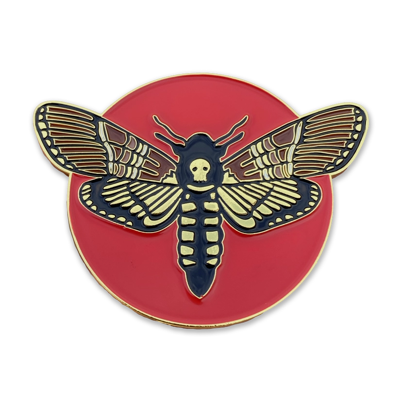 Deaths Head Hawk Moth Enamel Pin