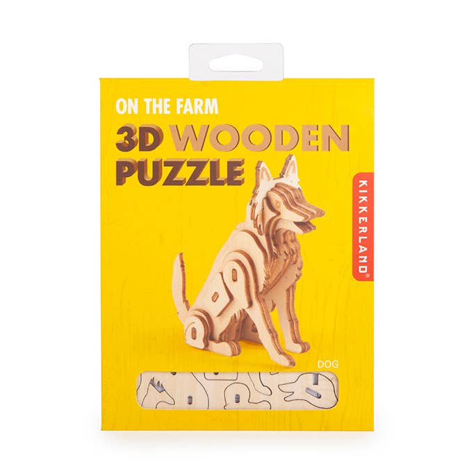Dog 3D Wooden Puzzle