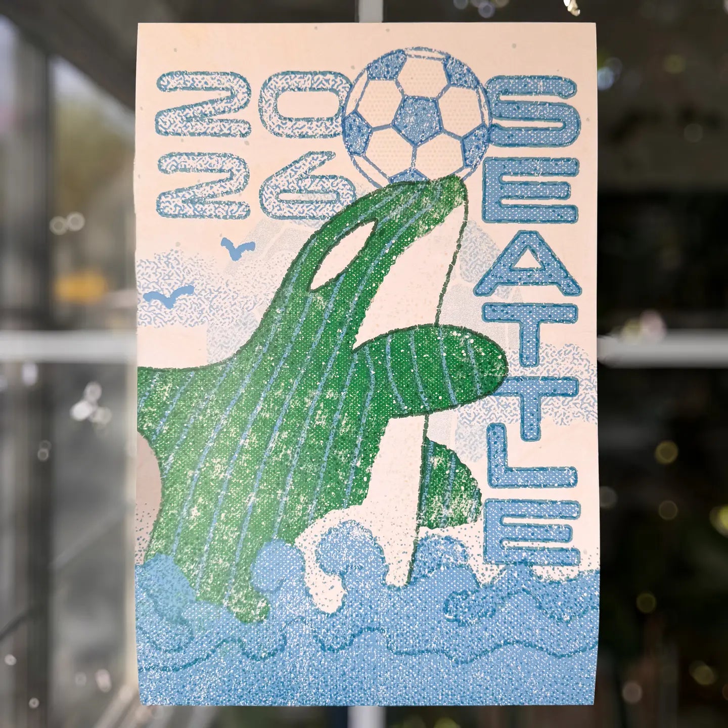 Seattle Soccer 2026 12×18" Poster