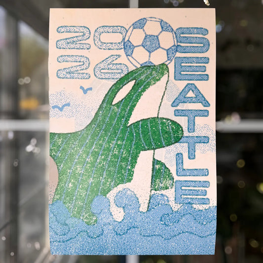 Seattle Soccer 2026 12×18" Poster