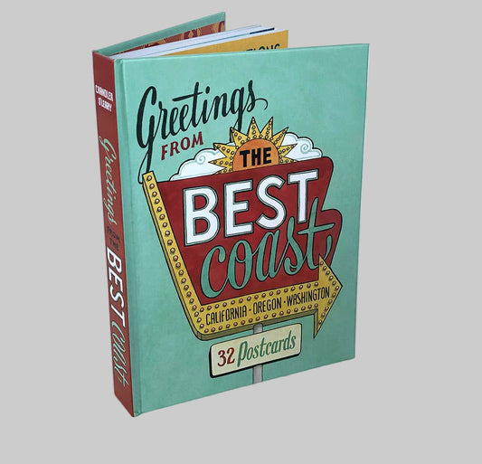 Greetings From The Best Coast Book of 32 Postcards