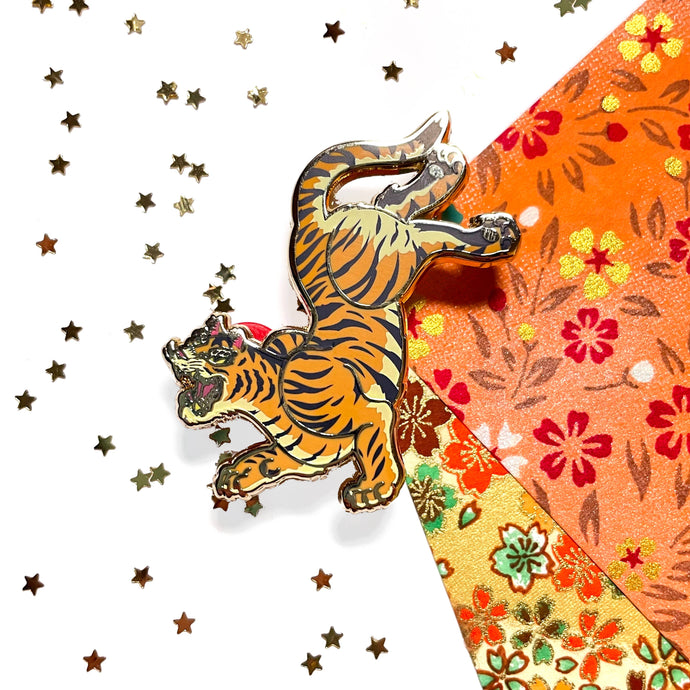 Tiger / Tora  • Japanese Enamel Pin