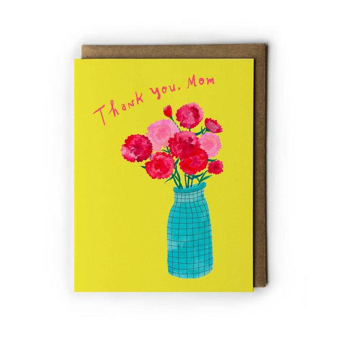 Carnations Mother's Day Greeting Card