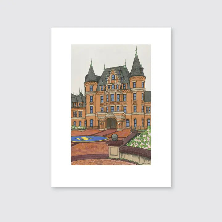 Stadium High School Print 9x12