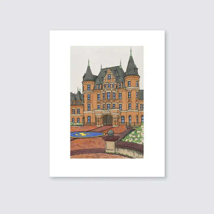 Stadium High School Print 9x12