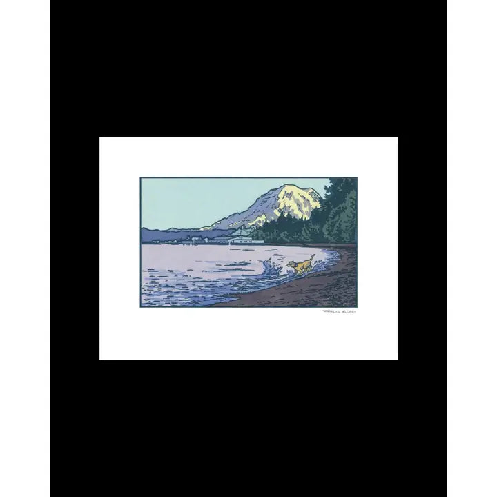 Owen Beach giclée print 9x12