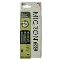 PIGMA MICRON ECO 3PC SET BLACK CARDED