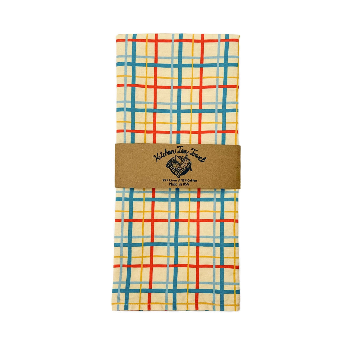 Kitchen Tea Towel - Bungalow Plaid