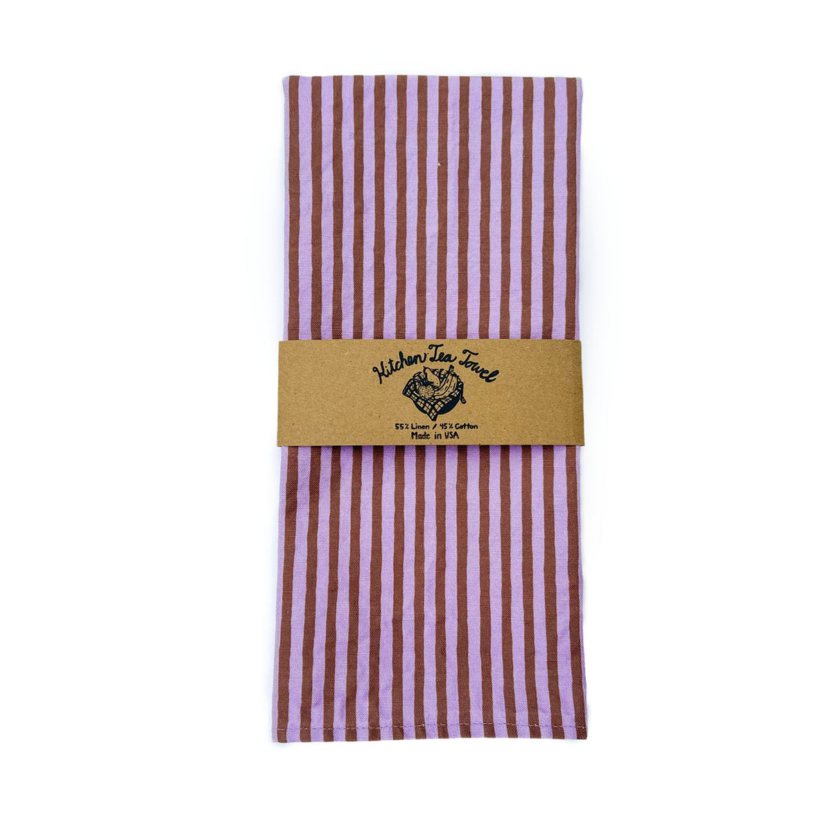 Kitchen Tea Towel - Garden Stripe