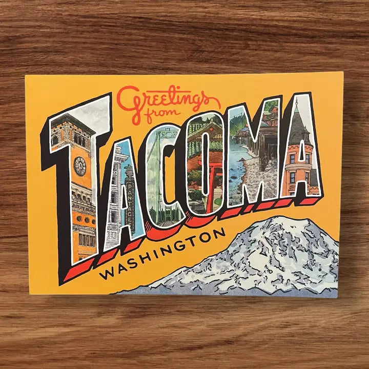 Greetings from Tacoma Postcard