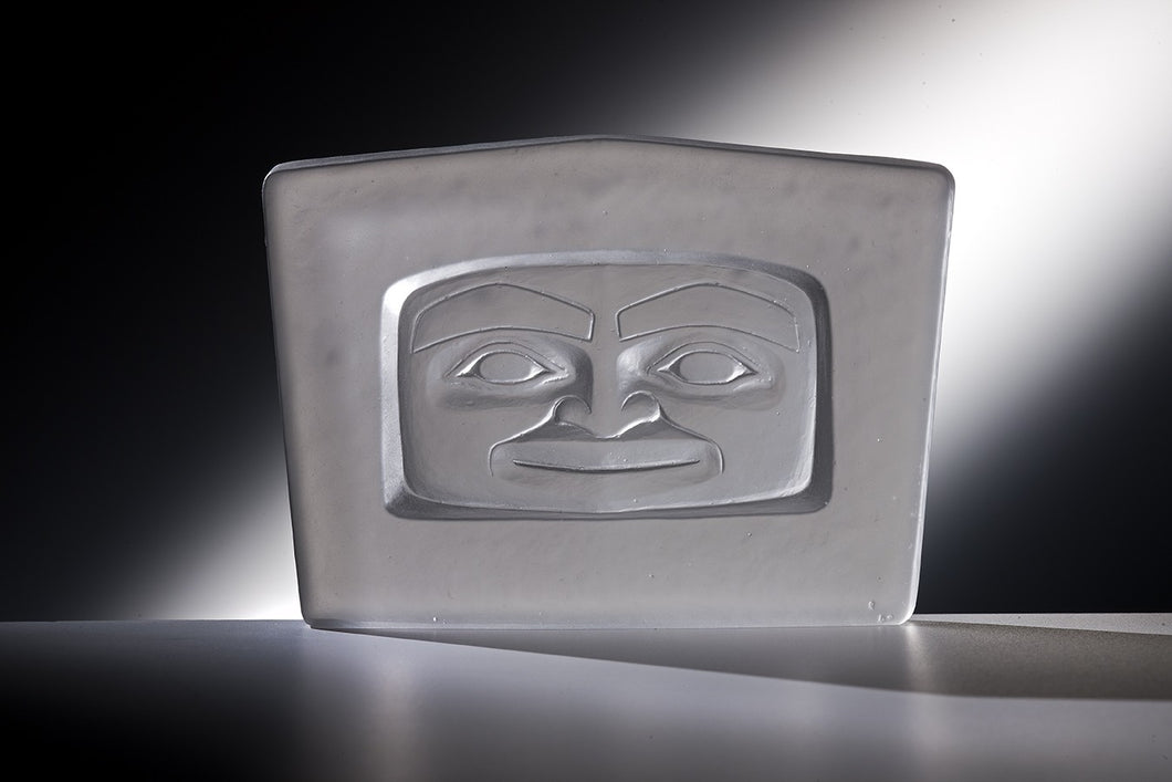 Spirit Face - Cast Glass Sculpture