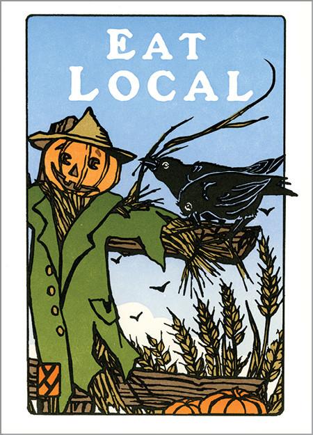 Eat Local Notecard