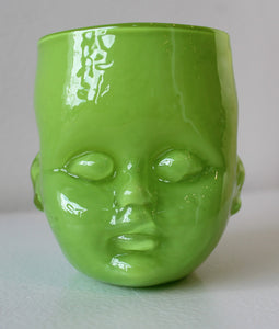 Glass Baby Head Cup