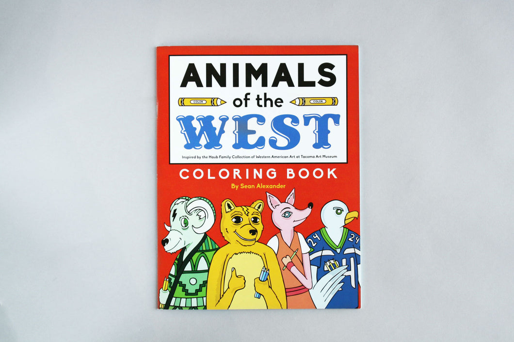 Animals of the West Coloring Book
