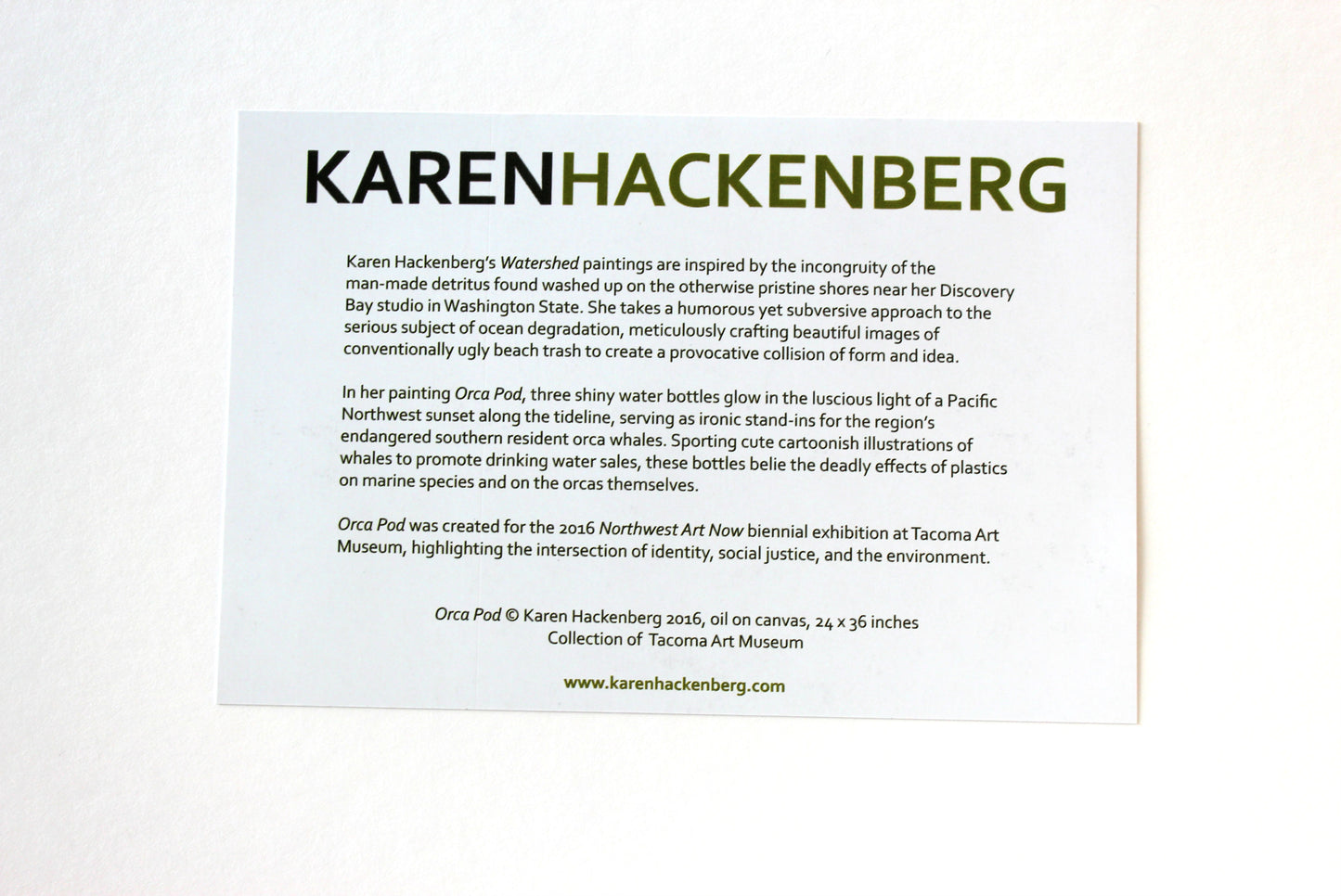 "Orca Pod" Archival Pigment Print